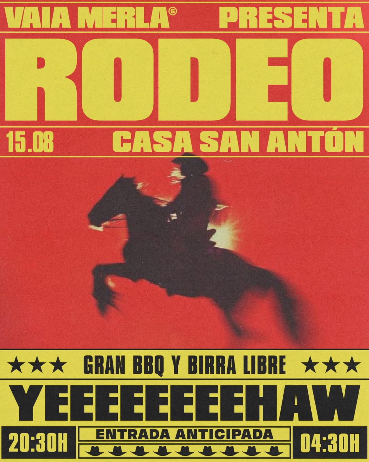 Cartel de Vaia Rodeo
